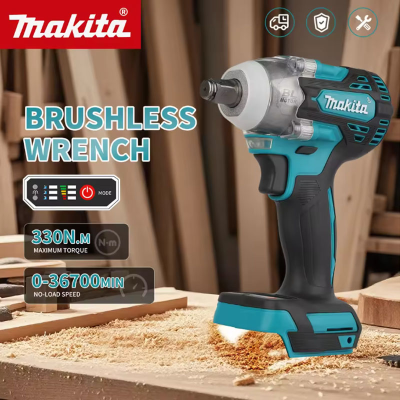 Makita Drill Dtw300 - マキタ DTW300 ハイトルクブラシレスコードレスレンチ、リチウムイオンタイヤ取り外しツール、自動車修理用電動工具セット