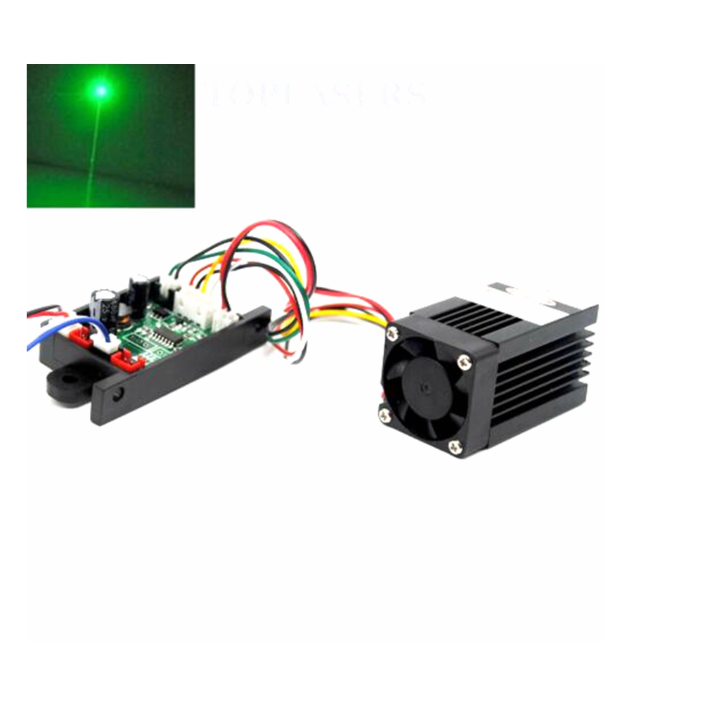 Industrial Laser Diode - 工業用532nm 80-100 50mw線レーザーダイオードモジュール12vワットttl 0-20khz