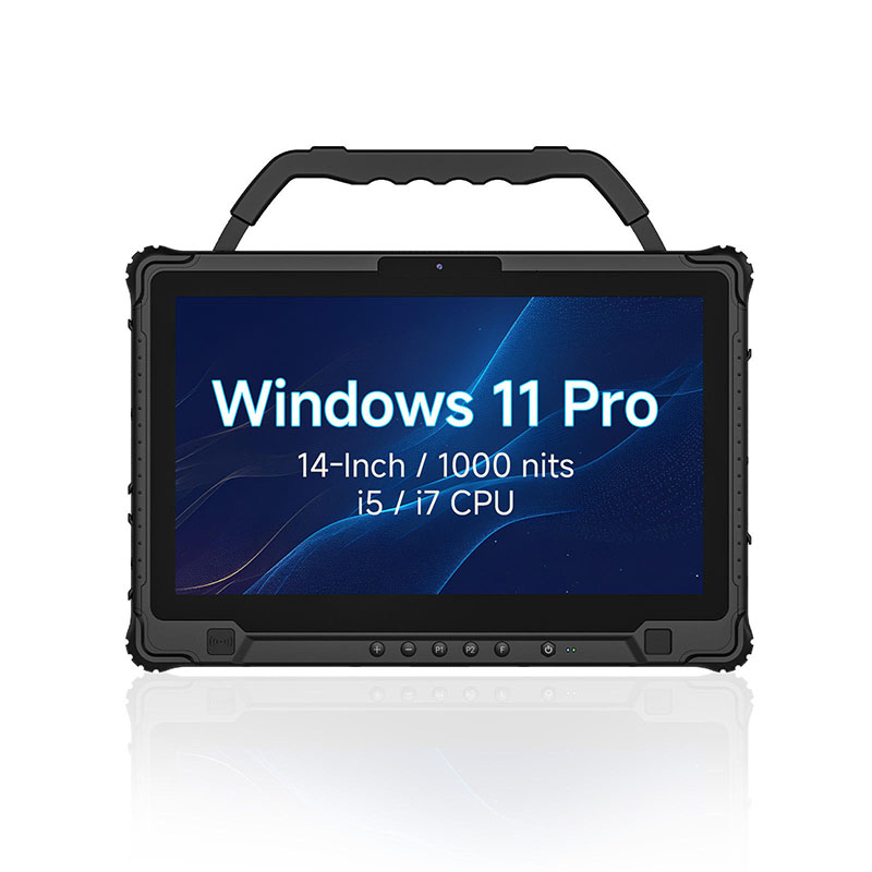 Industrial Laser Scanner - M14M 14インチ堅牢型産業用タブレットコンピュータ、インテルI5/I7プロセッサ搭載、Windows 11 Pro、1000ニット、オプションでスキャナー付き