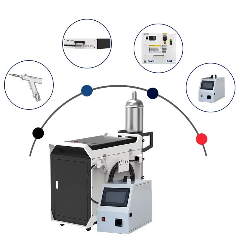 多機能3in1ハンドヘルド連続レーザー溶接機（ガスタンク付き - Industrial Laser Welding のレビューと価格