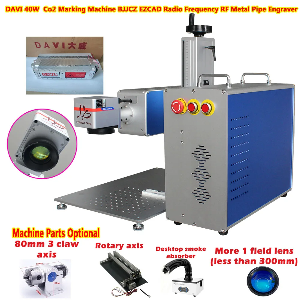 BJJCZ DAVI 40W Co2レーザーマーキングマシン - Rotary Axis Laser Engraver のレビューと価格