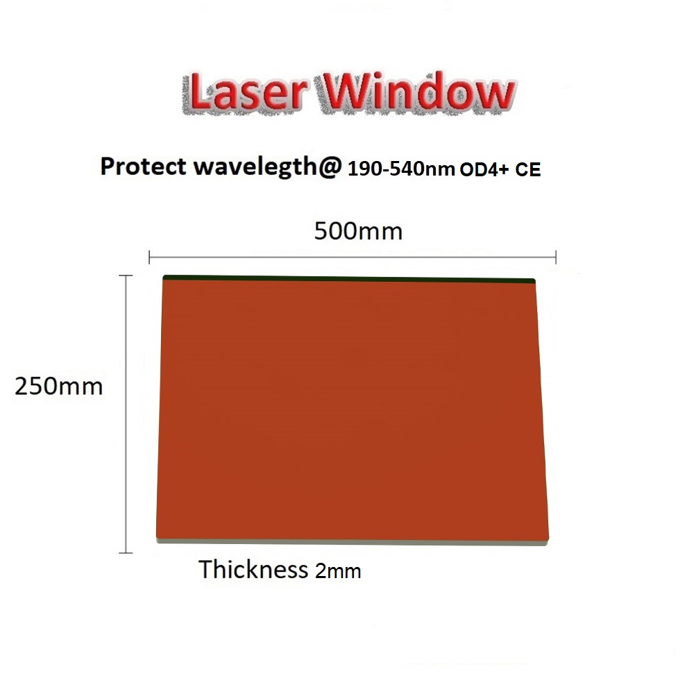 レーザー視覚保護シールド保護窓 532nm ポリカーボネート - Industrial Laser Welding のレビューと価格