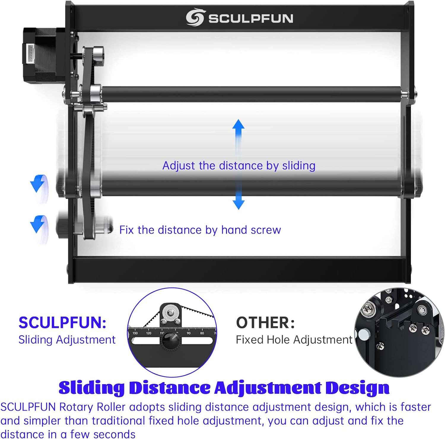 SCULPFUN レーザーロータリーローラー レーザー彫刻機 - Rotary Axis Laser Engraver のレビューと価格