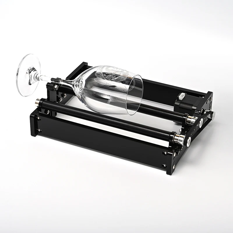 円筒形オブジェクト彫刻用ロータリーローラー レーザーロータリ - Rotary Axis Laser Engraver のレビューと価格