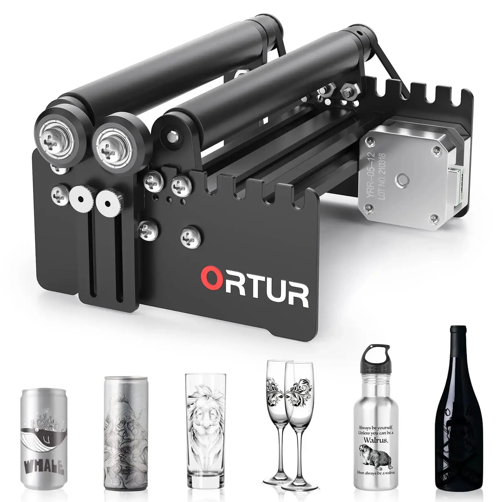 ORTUR レーザーロータリーローラーツール部品 360 度 - Rotary Axis Laser Engraver のレビューと価格
