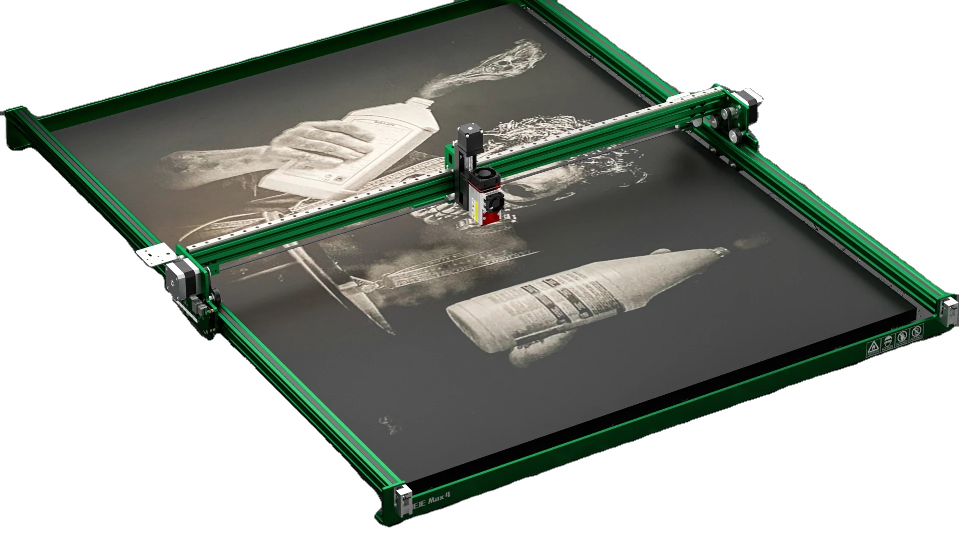 NEJE Max 4 A40640 高出力レーザー彫刻機 木 - Industrial Laser Engraver For Wood のレビューと価格