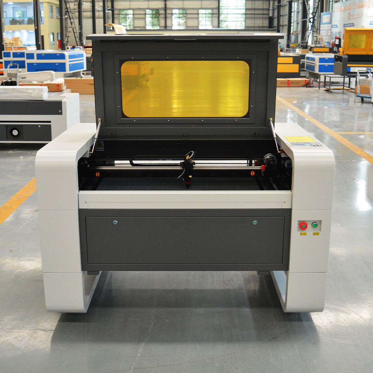 工業用レーザーカッター 6090 60/80/100/130 - Industrial Laser Engraver For Wood のレビューと価格