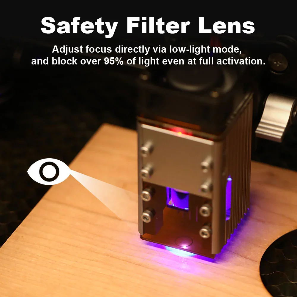 NEJE 7W ダイオードレーザー彫刻機切断モジュールキット - Industrial Laser Diode のレビューと価格