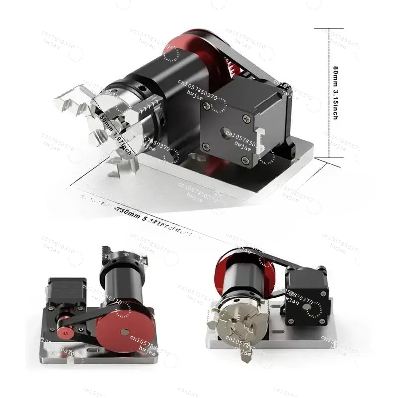 CNC 4軸セット TTC450 CNCフライス盤用 CNC - Rotary Axis Laser Engraver のレビューと価格